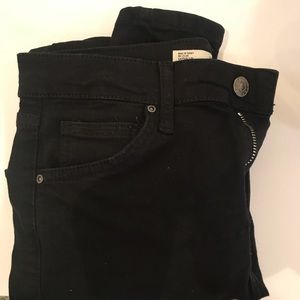 Black High-waisted Topshop Jamie Jeans